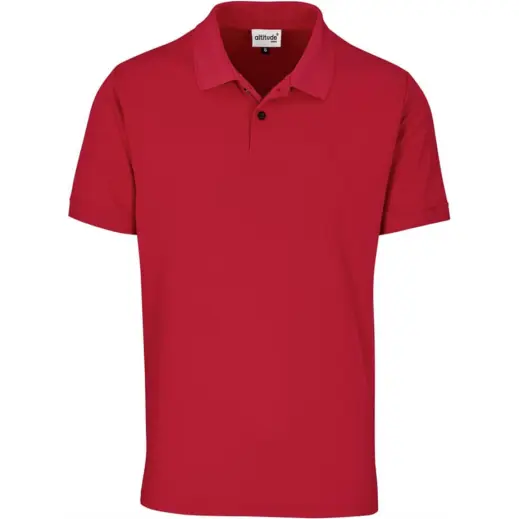 Mens Virtue Golf Shirt Red